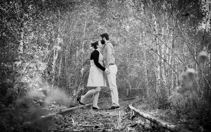 Séance photo engagement de Cécile & Fabien - Photographe Angers