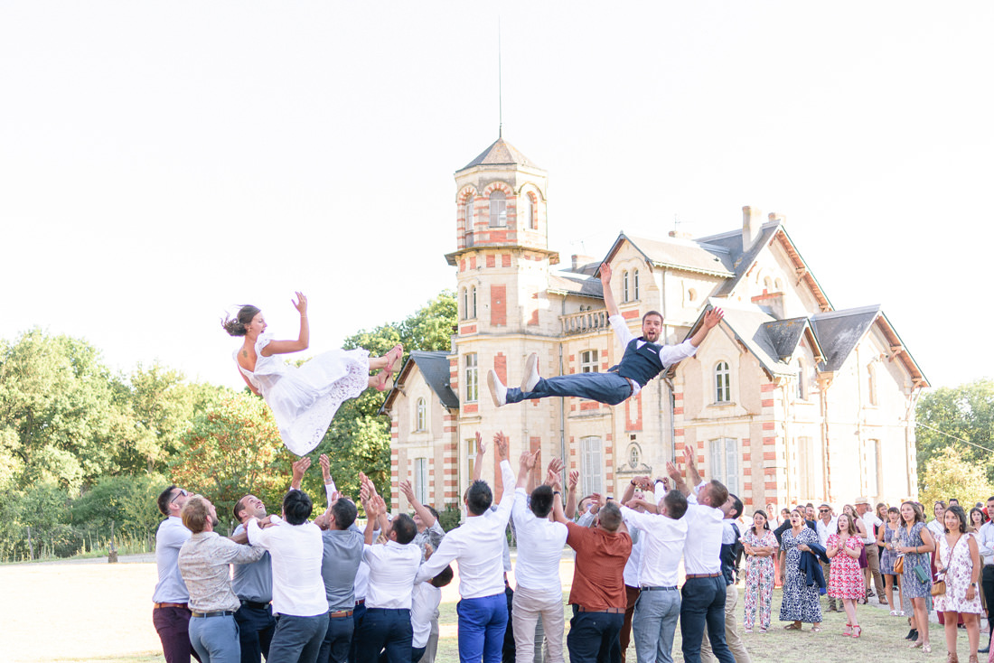 Photographe de mariage à Angers : photo de groupe