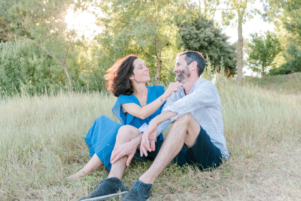 Séance photo de couple : une séance champêtre